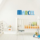 Imię dziecka - dekoracyjne literki na ścianę
