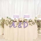 Inicjały na ślub - litery dekoracyjne 3D