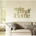 Make yourself at home - napis dekoracyjny z plexi