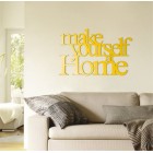 Make yourself at home - napis dekoracyjny z plexi