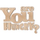 Are you hungry - napis dekoracyjny na ścianę 3d