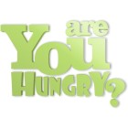 Are you hungry - napis dekoracyjny na ścianę 3d