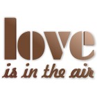 Love is in the air - napis dekoracyjny na ścianę 3d