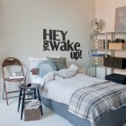Hey you wake up! - napis dekoracyjny na ścianę 3d